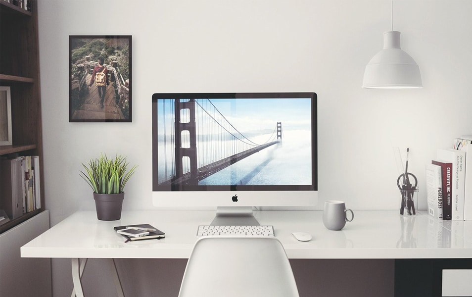 Free IMac 5k Retina 27-Inch Home Office Mockup » CSS Author
