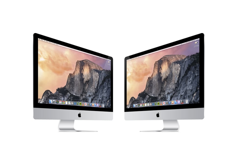 Download New IMac 3/4 Views Vector PSD MockUp » CSS Author