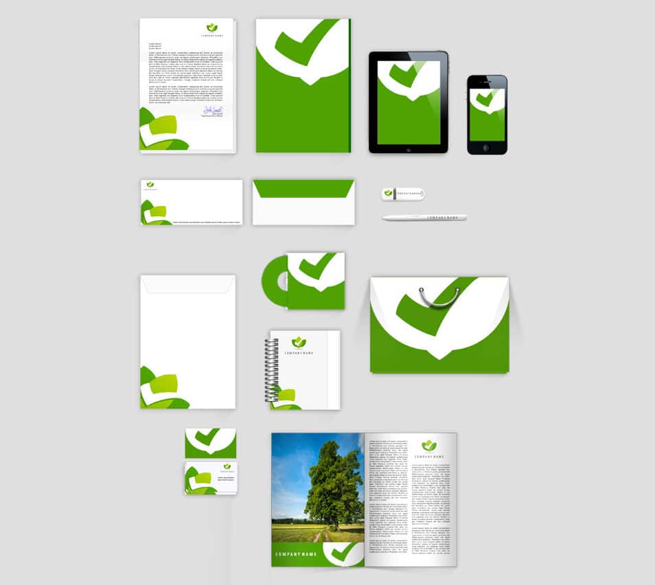 Download PSD Corporate Identity Mock Up » CSS Author