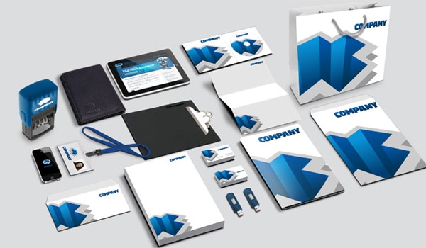 Download PSD Corporate Identity Mockup » CSS Author