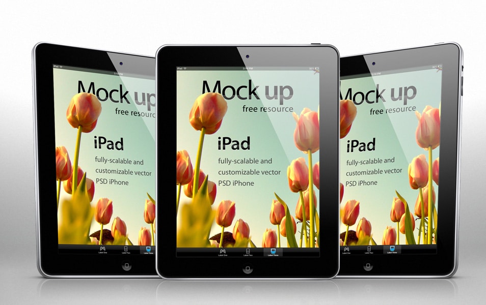 IPad PSD Vector Mockup Template » CSS Author