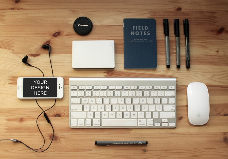 IPhone With Keyboard Mockup » CSS Author
