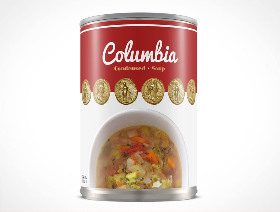 Download 284mL Soup Can Mockup » CSS Author