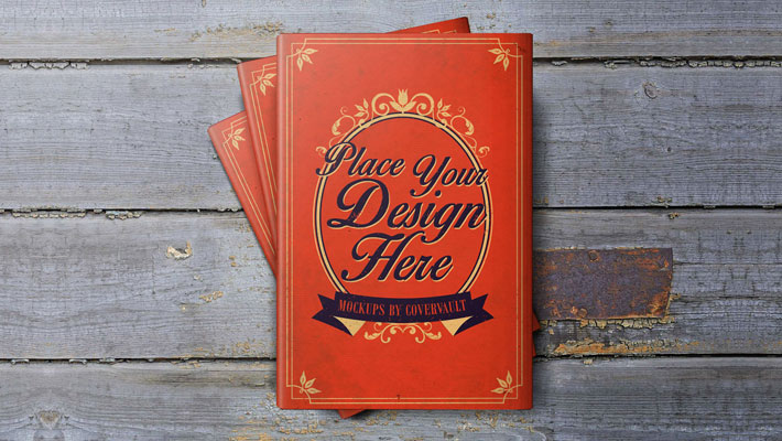 Download 6 X 9 Book With Dust Jacket On Wood Deck Mockup » CSS Author