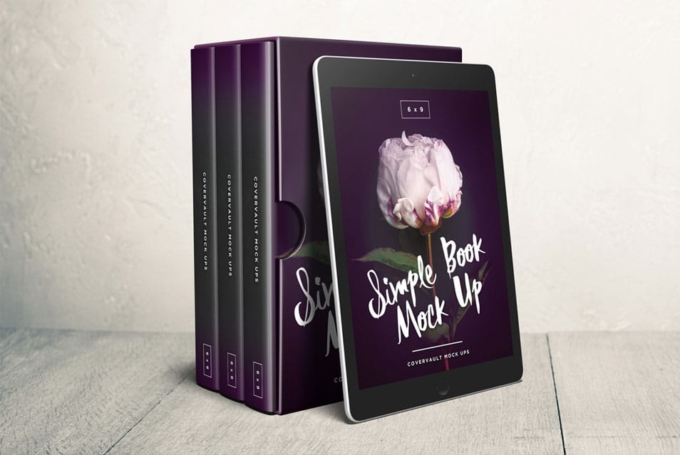 Download 6 X 9 Box Set With Ereader Template Mockup » CSS Author