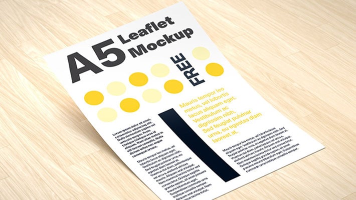 A5 Leaflet Mockup » CSS Author