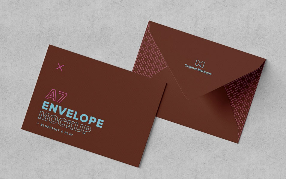 A7 Envelope Exterior Layout Mockup » CSS Author