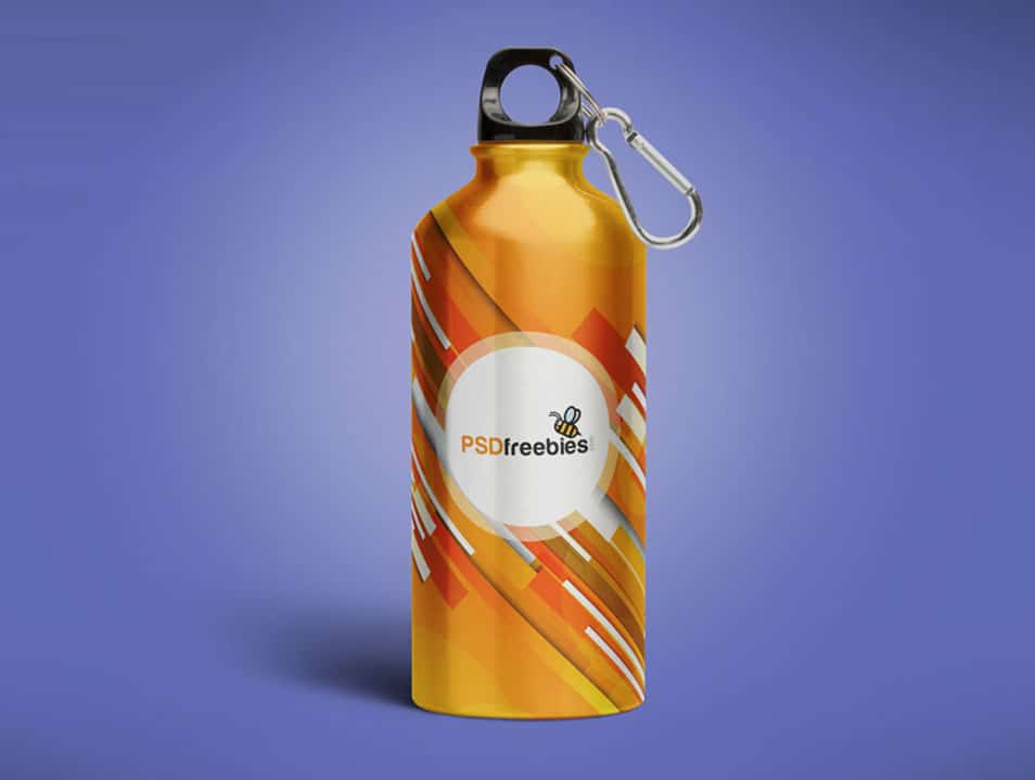 Download Aluminum Water Bottle Mockup Free PSD » CSS Author
