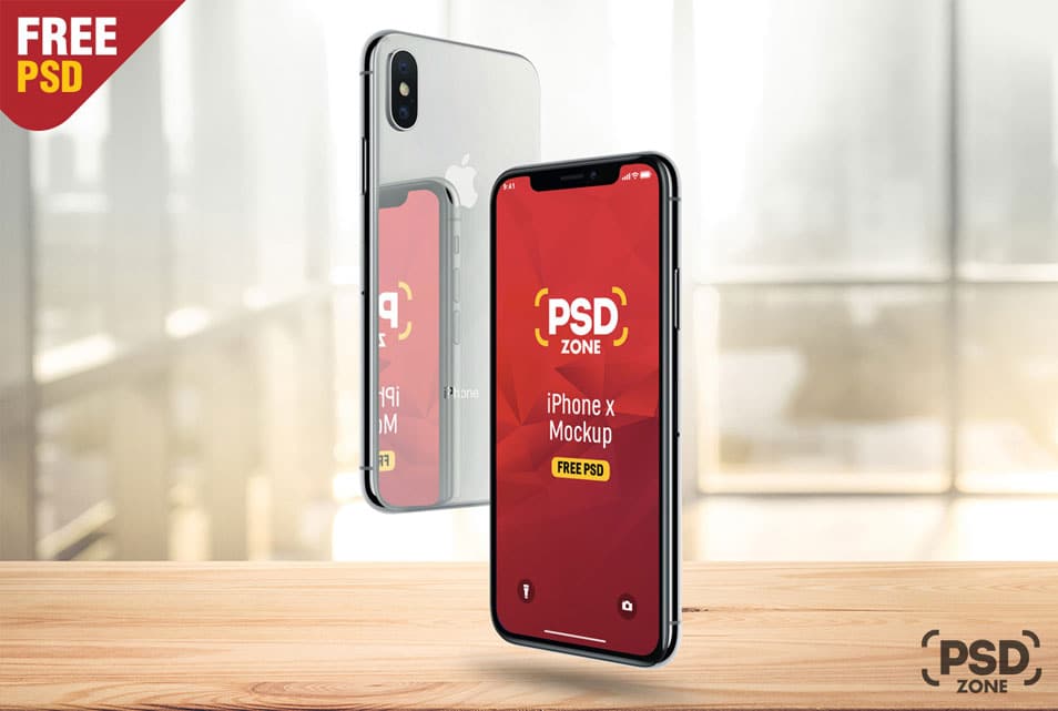 Download Apple IPhone X Mockup Free PSD » CSS Author