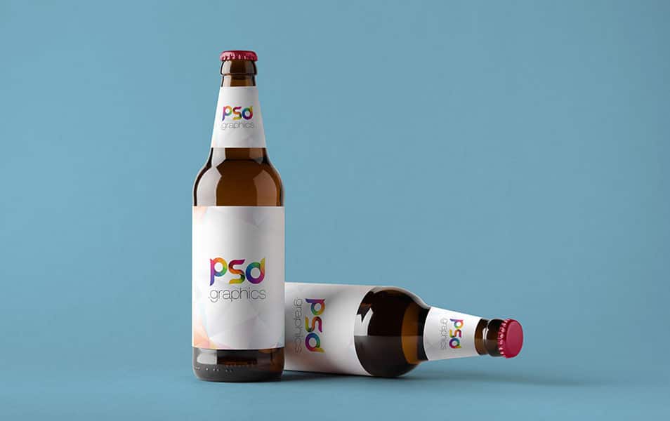 Download Beer Bottle Mockup Free PSD » CSS Author