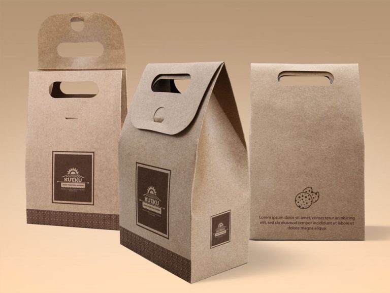 Download Cake And Cookie Kraft Paper Bag Mockup » CSS Author