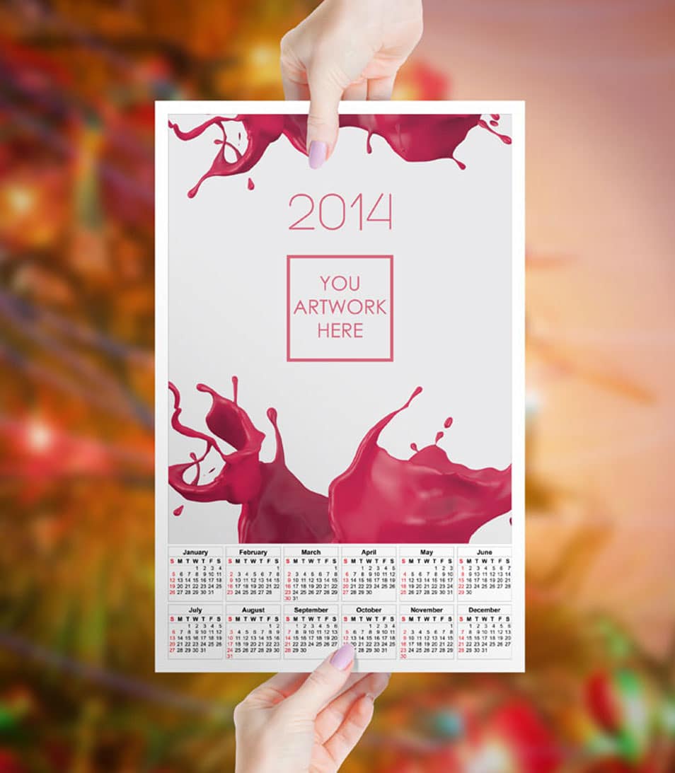 Download Calendar Mockup PSD » CSS Author