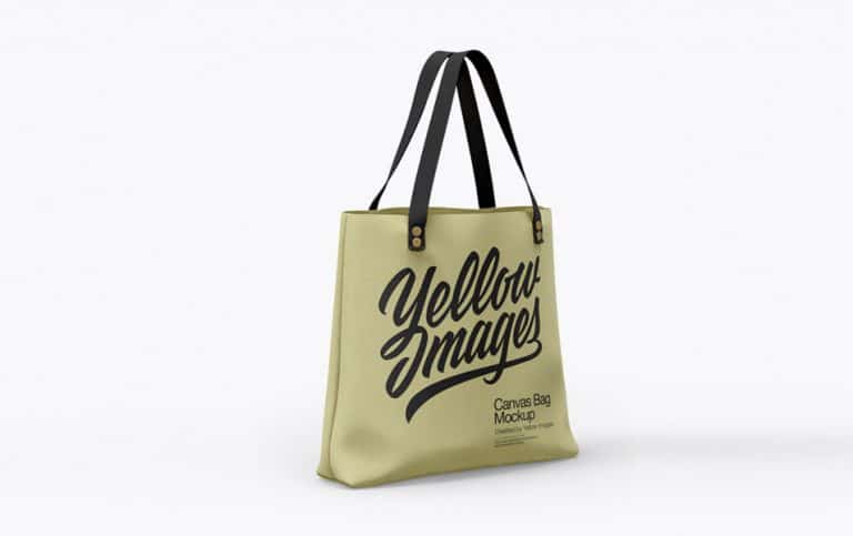 Download Canvas Bag Mockup - Half Side View » CSS Author