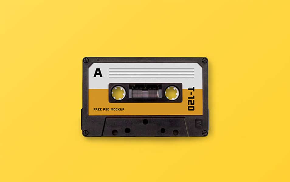 Download Cassette Tape Mockup » CSS Author