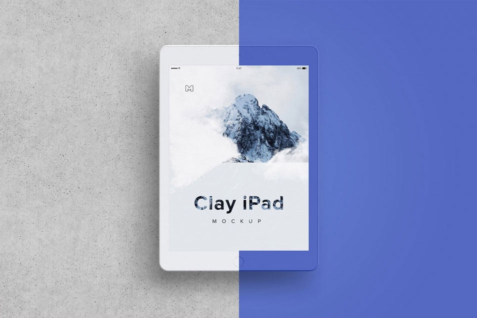 Download Clay IPad 9.7 Mockup » CSS Author PSD Mockup Templates