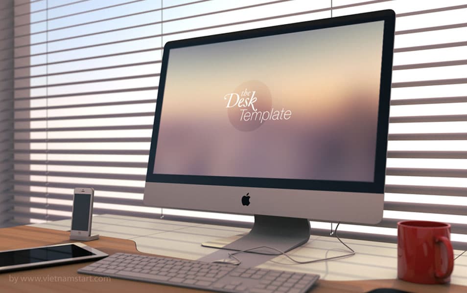 Desk Imac Mockup Css Author