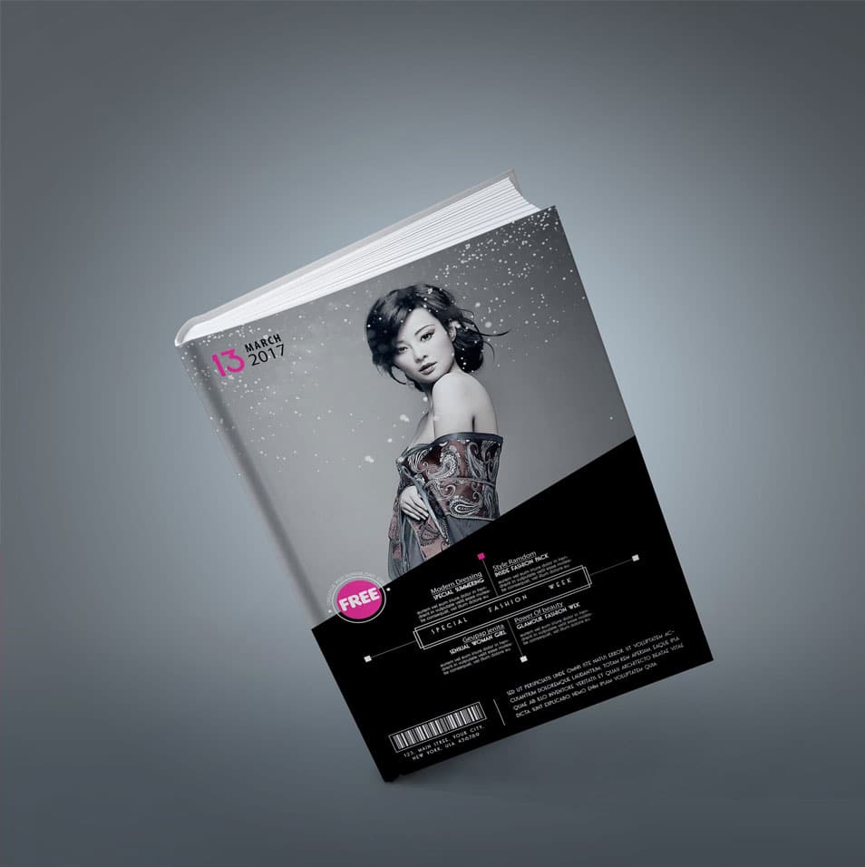 Fashion Book Cover Free PSD Mockup » CSS Author