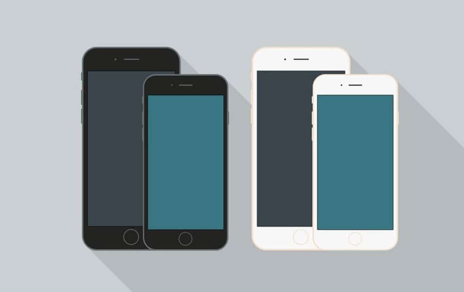 Download Flat Style IPhone 6 Mockups » CSS Author