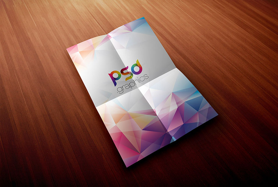 Download Folded A4 Paper Mockup PSD » CSS Author