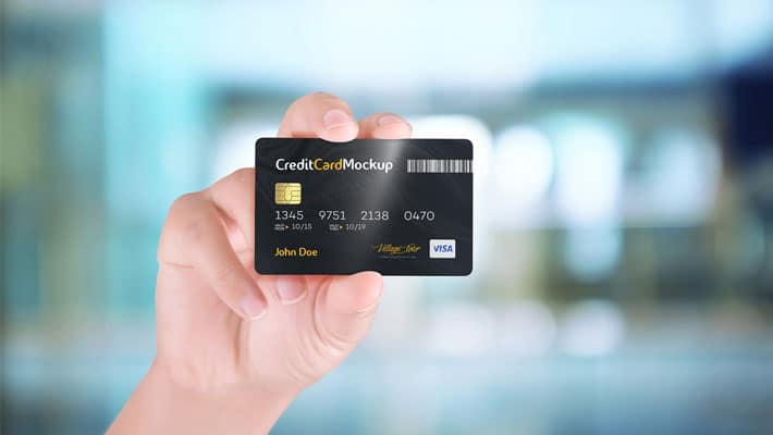 Free Credit Card Mockup With 4 Unique Holding Positions Css Author