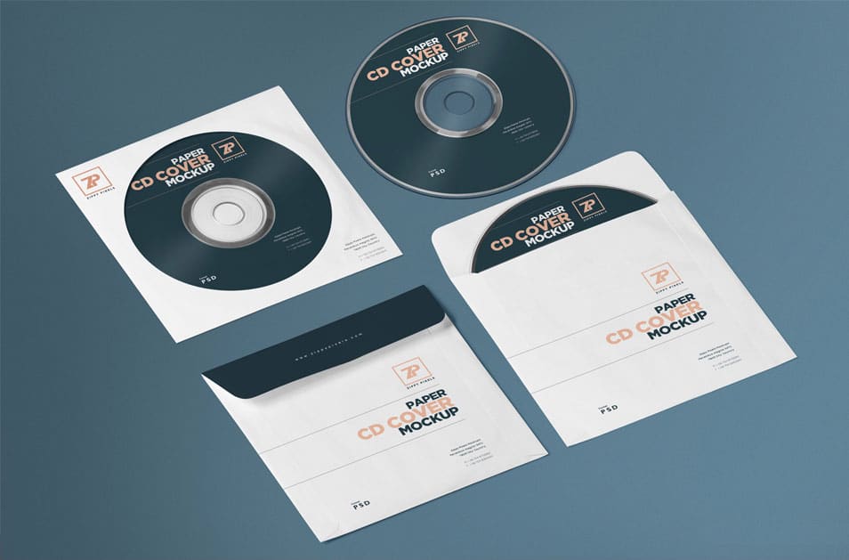 Free Isometric Paper CD Cover Mockup & CD Mockup Generator » CSS Author