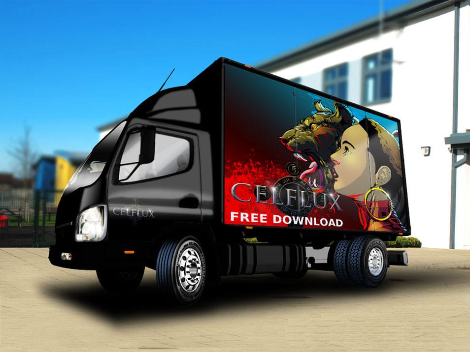 Download Free Lorry Truck Mockup » CSS Author