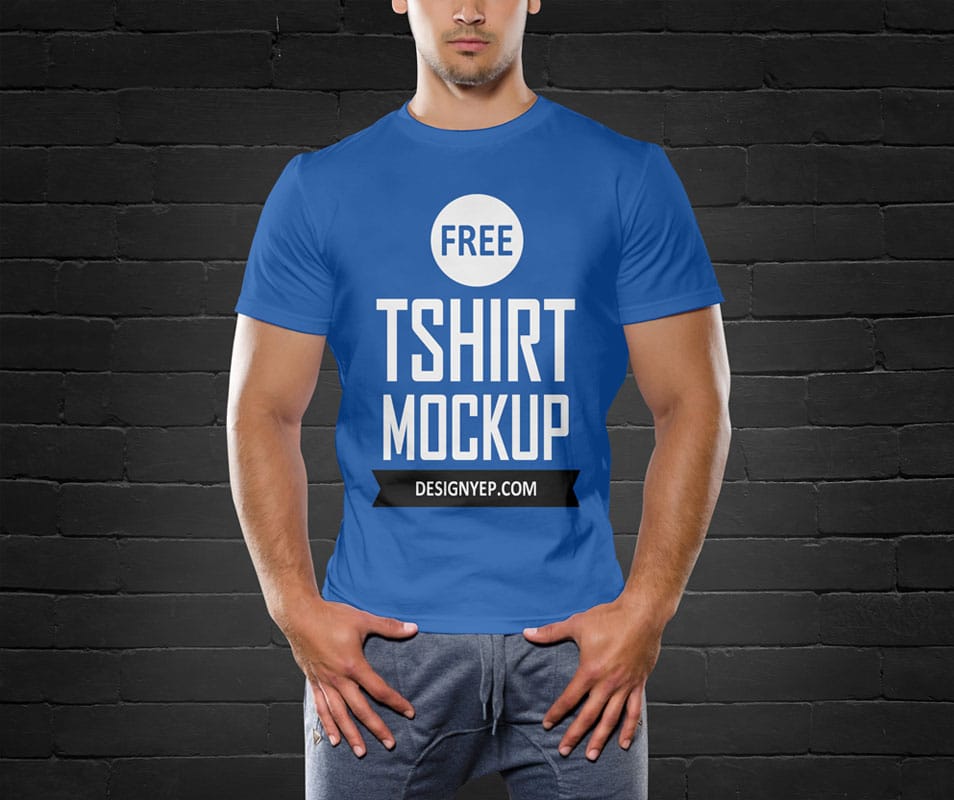 Download Free Men T Shirt Mockup PSD » CSS Author