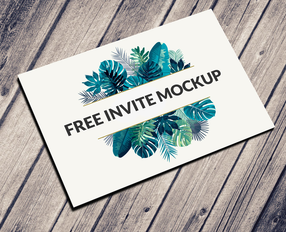 Download Free Postcard & Invitation Mockup PSD » CSS Author