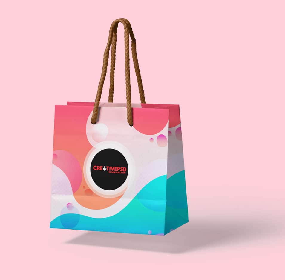 Download Free Shopping Paper Bag PSD Mockup » CSS Author