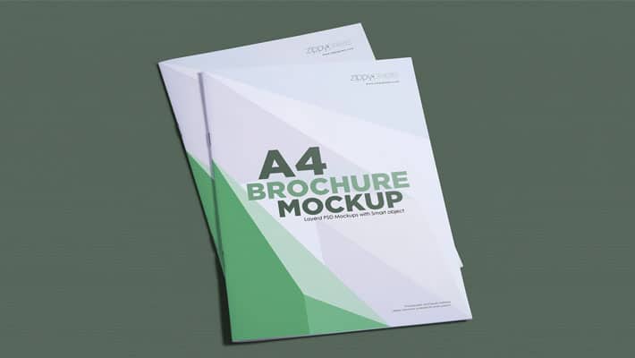 Download Gorgeous Free A4 Brochure Mockup In Portrait Layout » CSS Author