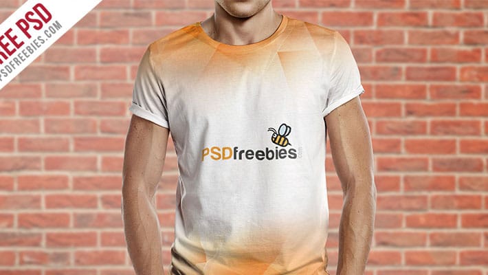 Download Men T-Shirt Mockup Free PSD » CSS Author