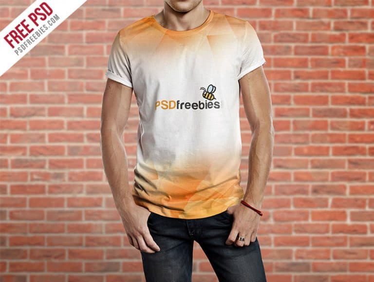 Download Men T-Shirt Mockup Free PSD » CSS Author