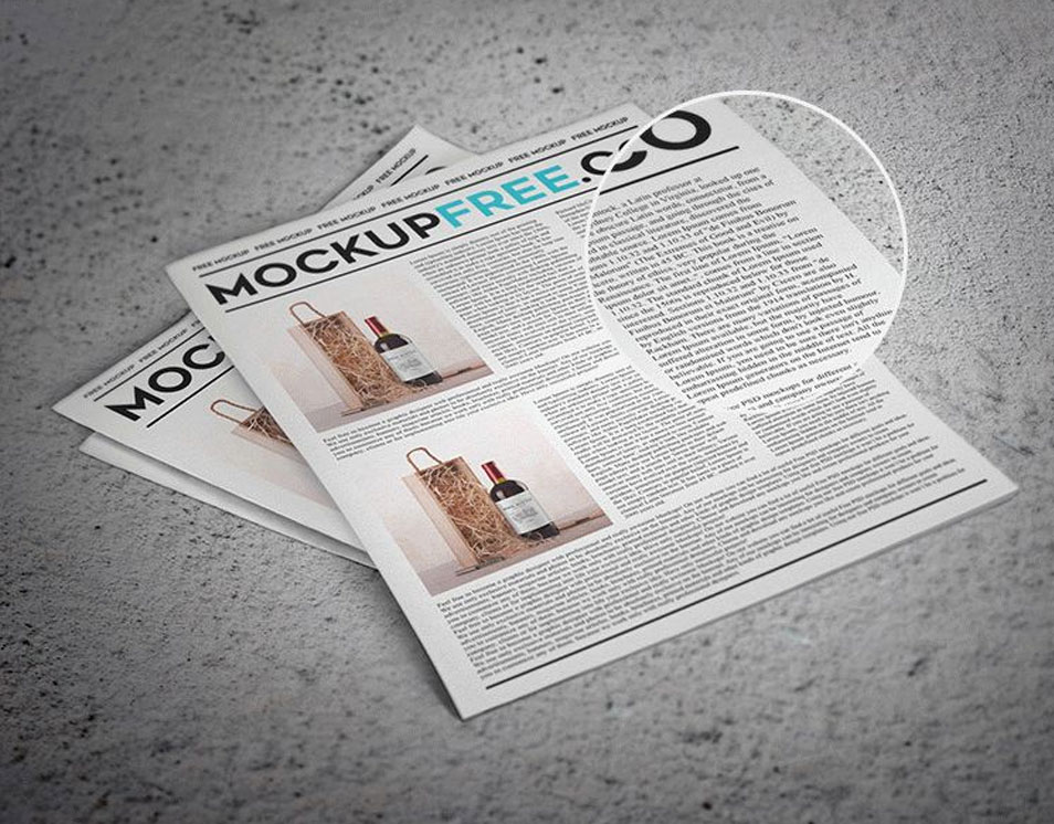Download Newspaper / Newsletter Free PSD Mockup » CSS Author
