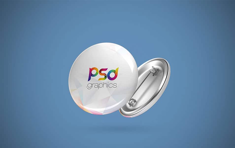 Download Pin Button Badge Mockup Free PSD » CSS Author