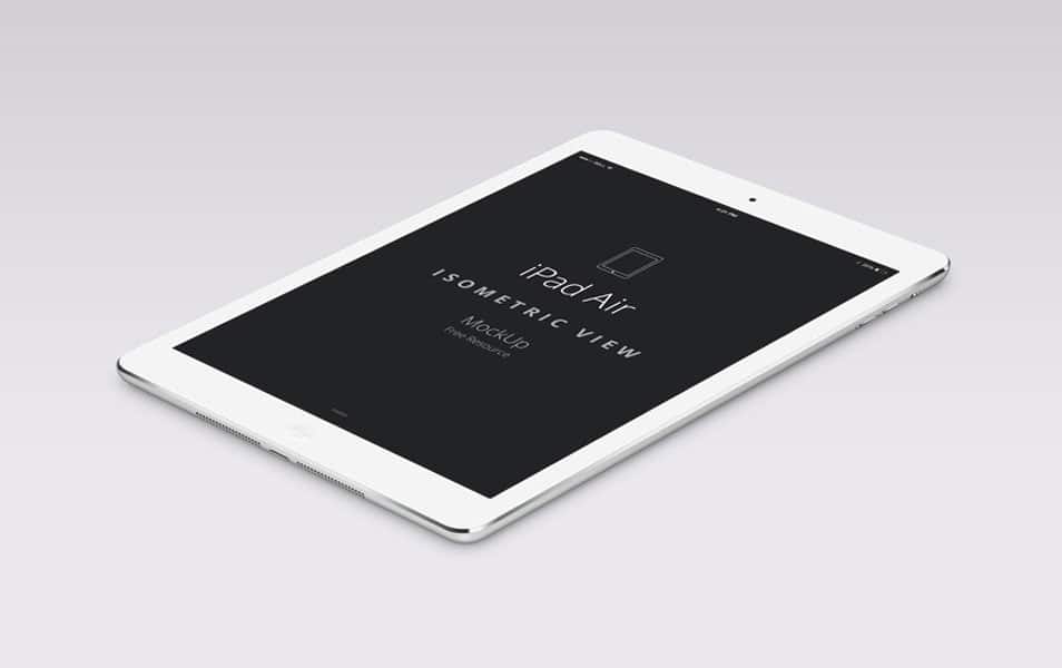 Download PSD IPad Air Perspective Mockup » CSS Author