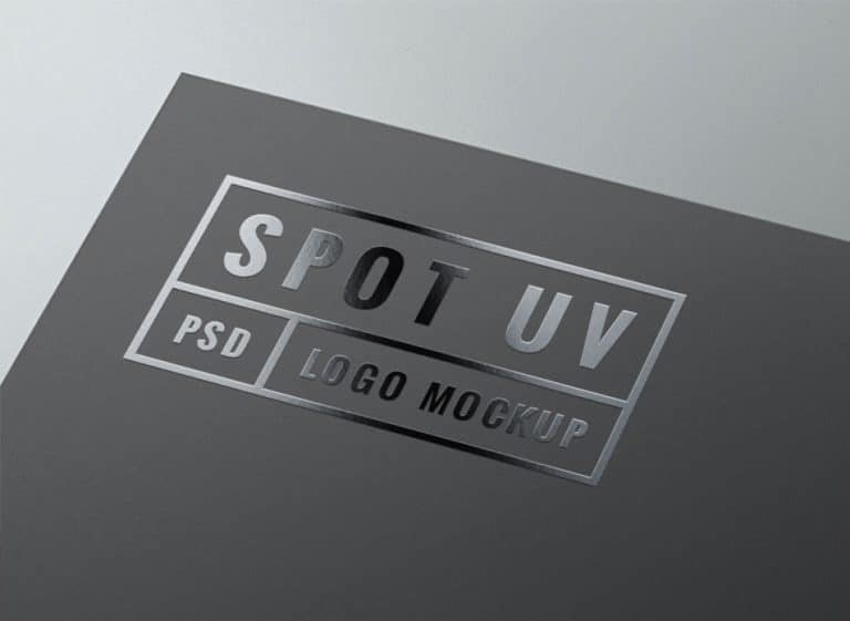 Download Spot UV Logo MockUp » CSS Author