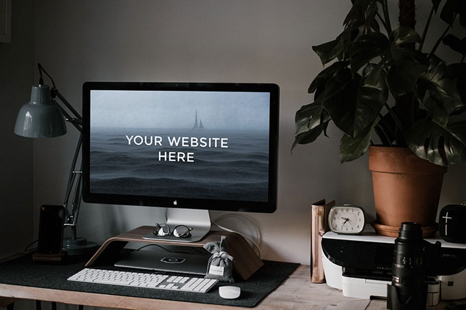 Download Workspace IMac Mockup » CSS Author