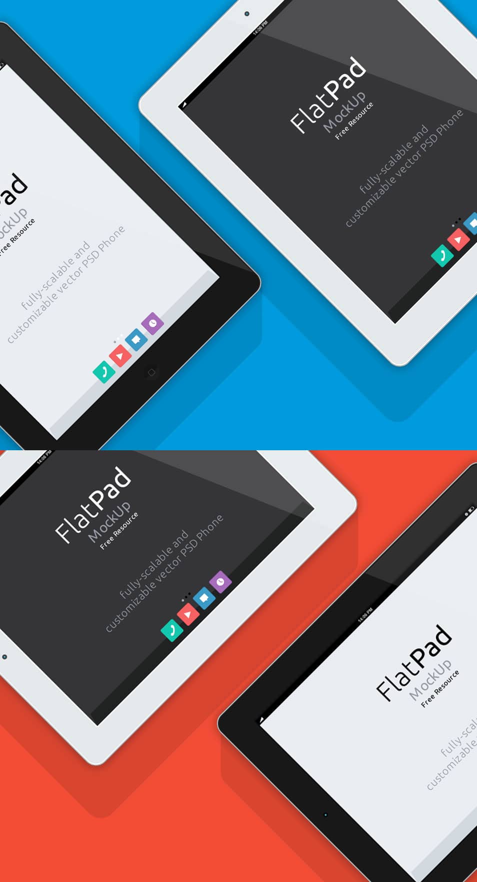 Download IPad PSD Flat Mockup » CSS Author