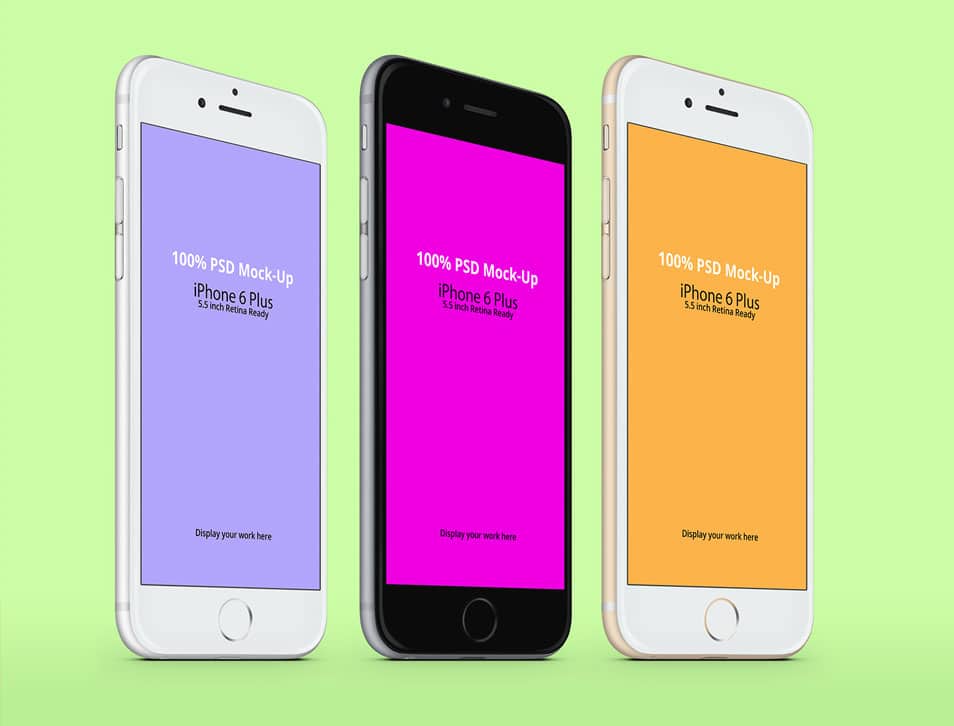 Download IPhone 6 Plus PSD Mock-Up » CSS Author