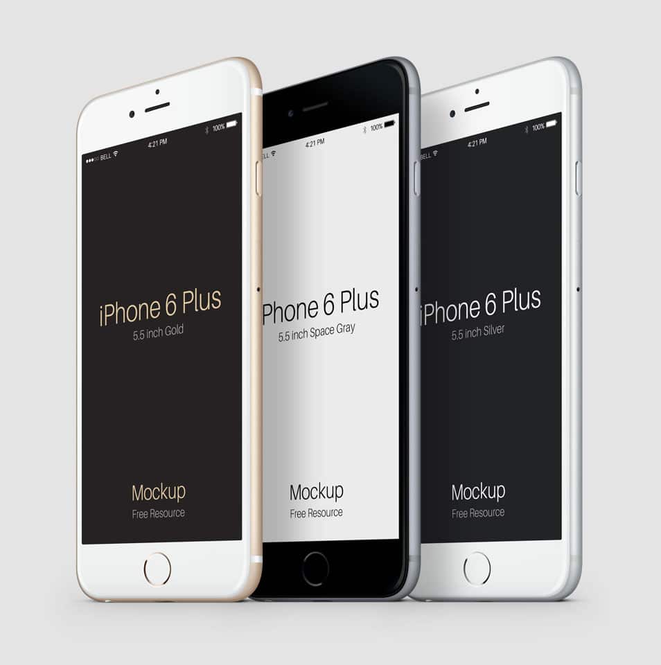 Download 3-4 IPhone 6 Plus PSD Vector Mockup » CSS Author