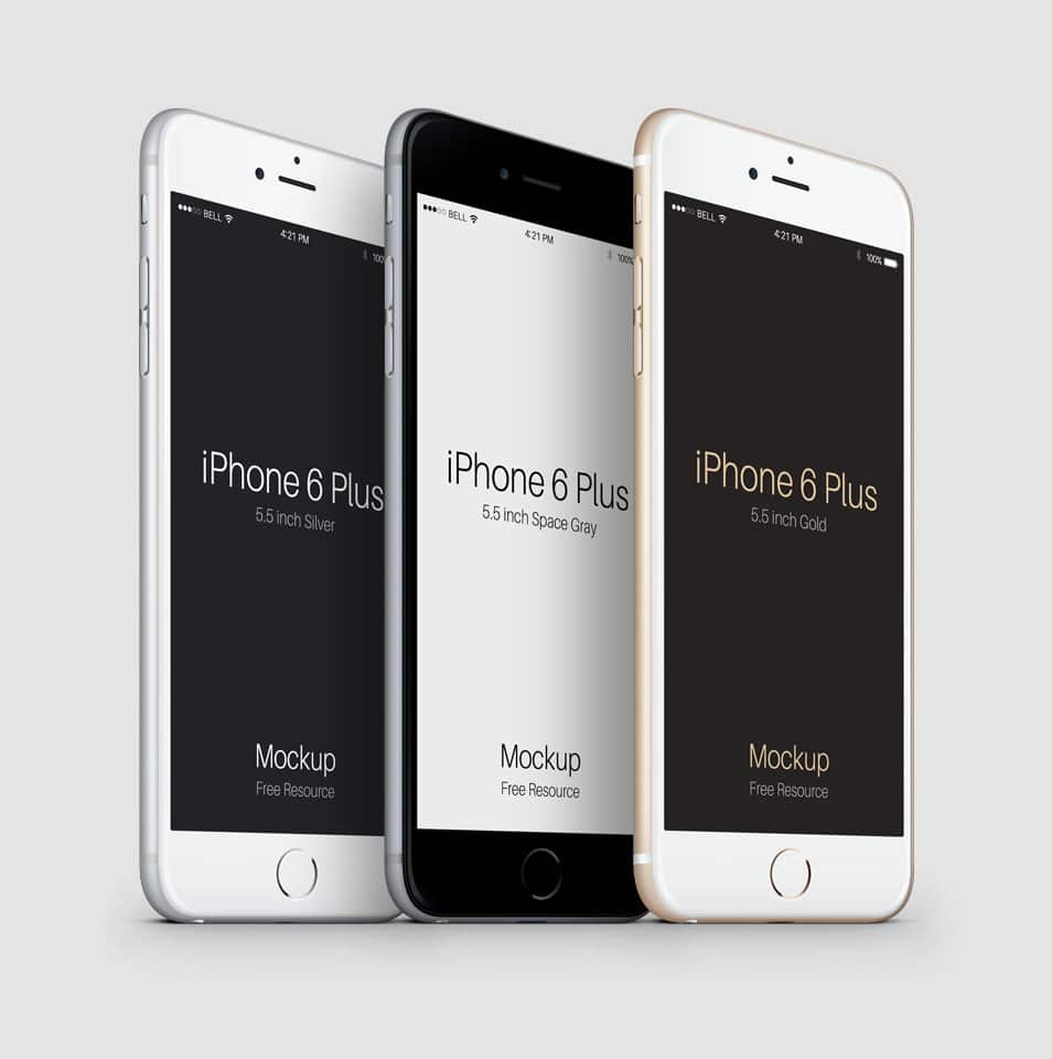 Download 3-4 IPhone 6 Plus PSD Vector Mockup » CSS Author