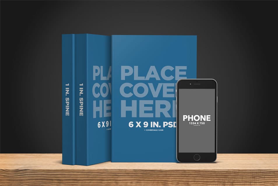 Download 6 X 9 Book Series Mockup With Ereader Template » CSS Author