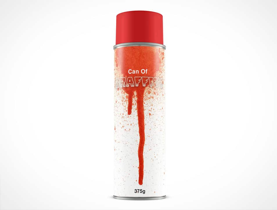 Download 9.5in Tall Tin Spray Can Mockup » CSS Author