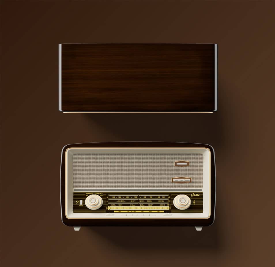 Antique Radio Free PSD Mockup » CSS Author