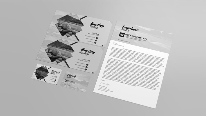 Download Brand Identity Mockup PSD Template » CSS Author
