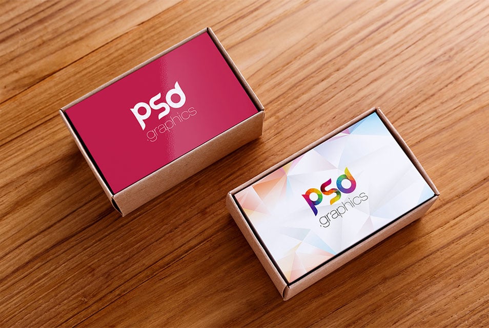Download Business Card Box Mockup Free PSD » CSS Author