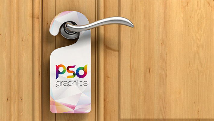 Download Door Hanger Mockup Free PSD » CSS Author