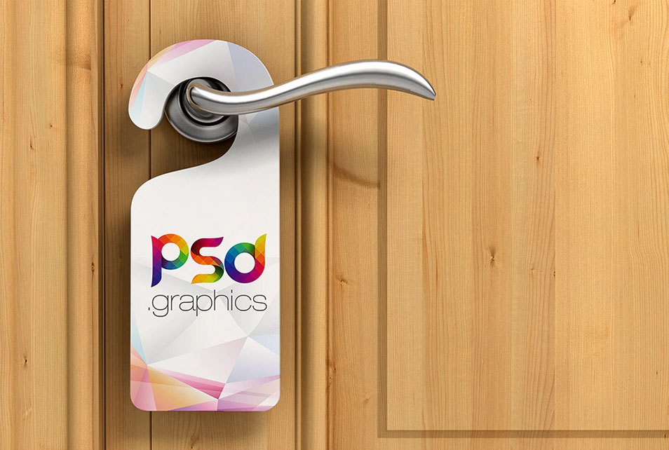 Download Door Hanger Mockup Free PSD » CSS Author