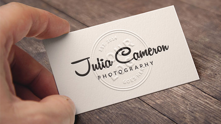 Download Embossed Business Card MockUp » CSS Author