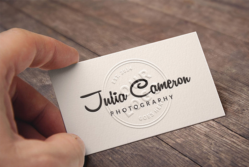 Embossed Business Card MockUp » CSS Author